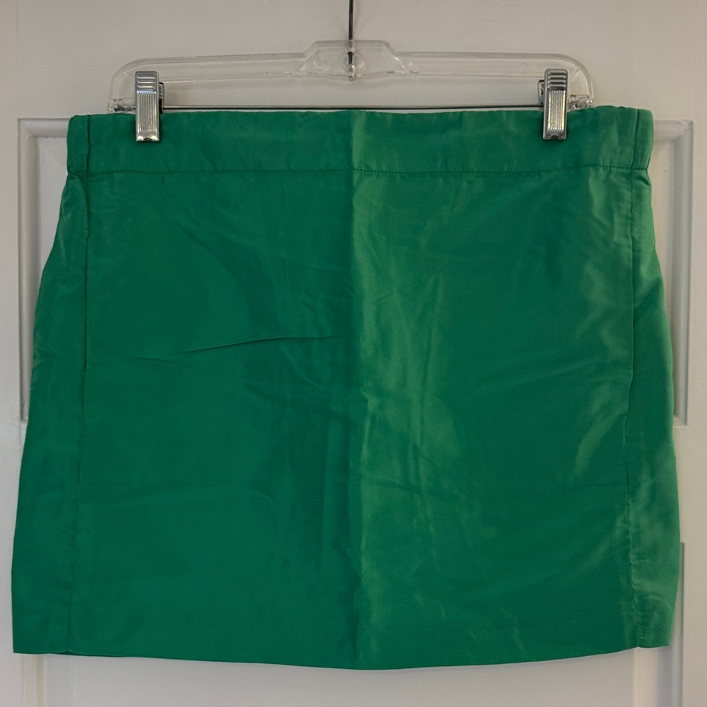 Vibrant Green Mini Skirt